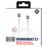 USB-C to C Cable w/ Thunderbolt 3.1, 10Gbps