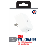 35W PD Dual USB-C Wall Charger