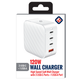 120W GaN Multi Port Wall Charger
