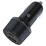 43W USB-C and USB-A Dual Port Car Charger