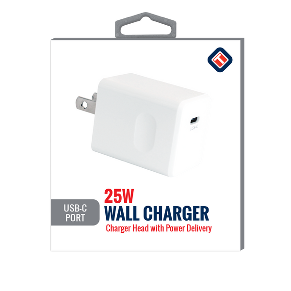 25W PD USB-C Wall Charger Head